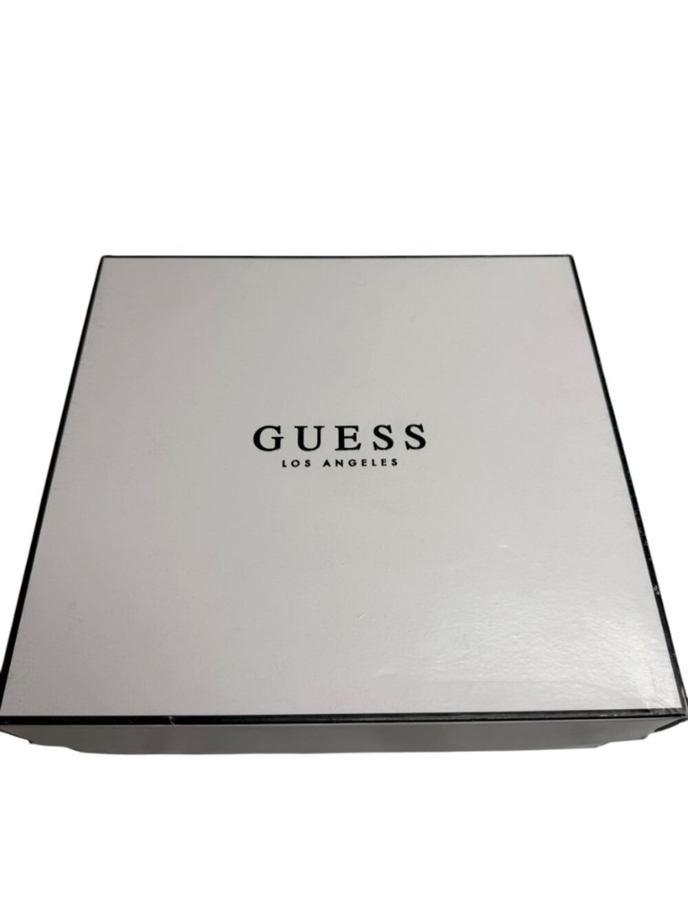 Guess Zione Sandals Shoes Faux Patent Leather Platform Wedge White 10 NIB - Picture 13 of 14